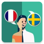 french-swedish translator android application logo